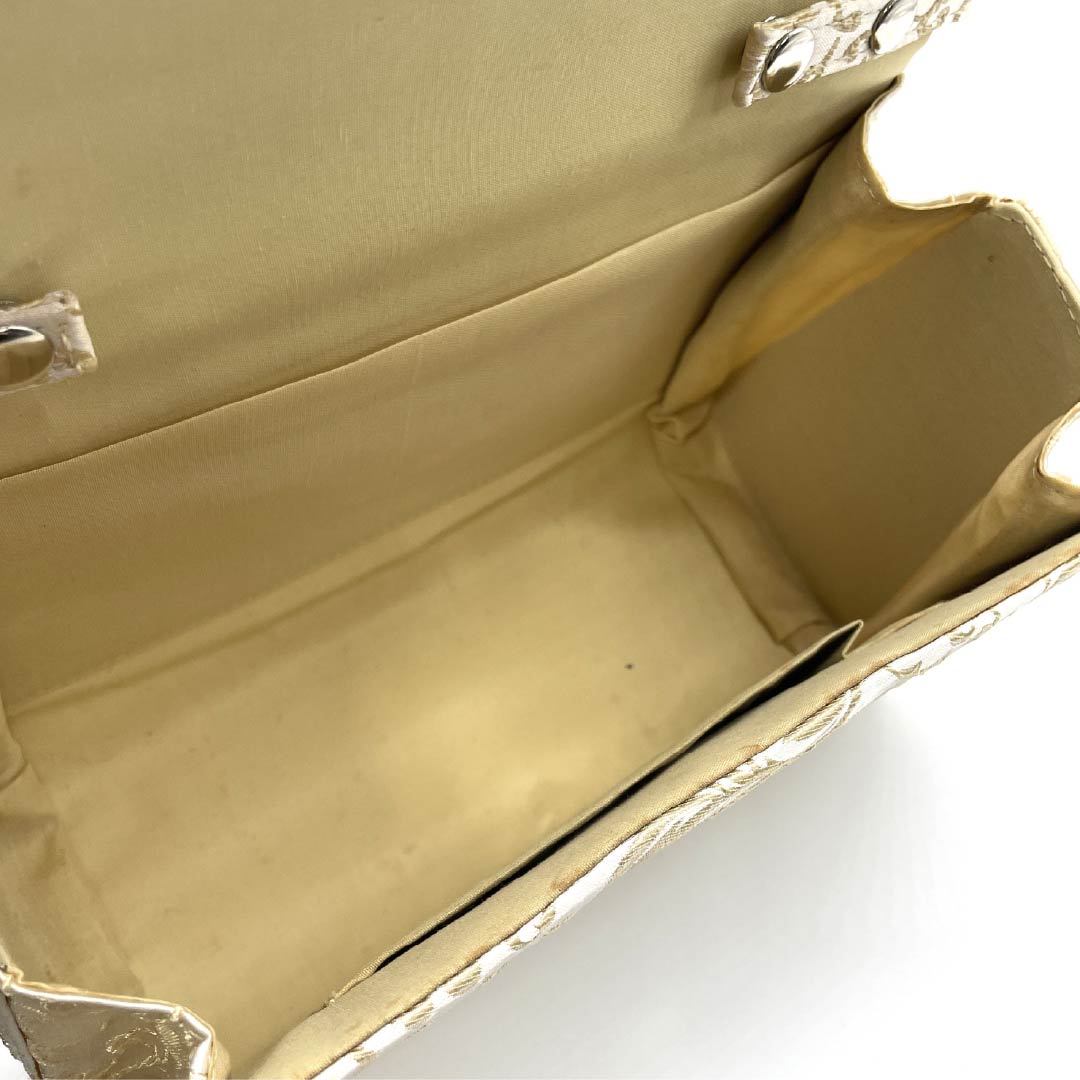 和装バック フォーマル 真珠色（しんじゅいろ） 留袖用 古典柄 菱 白系 Bランク 113900039411