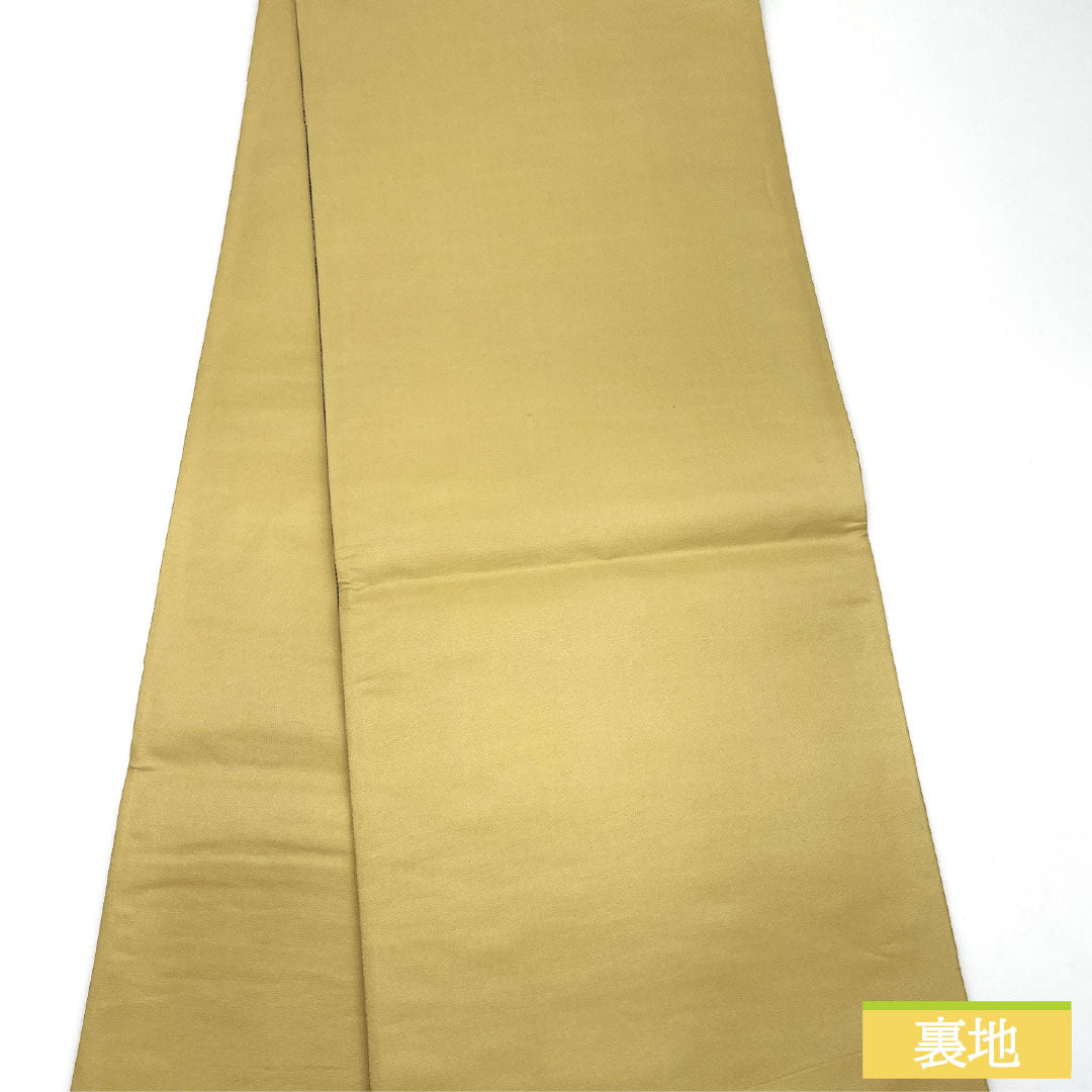Fukuro-obi Silk S Rank Stripes Nishijin-ori Abstract Pattern Obi Length 438cm Rokutsu Casual Gradation 1123017432399