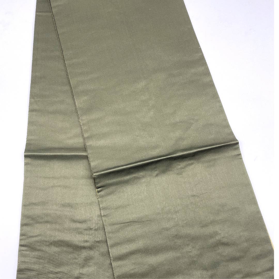 袋帯 金色 本金箔 献上松皮流し文 吉祥文様 帯丈433cm 正絹 Aランク 六通 フォーマル 金系 1123005613321