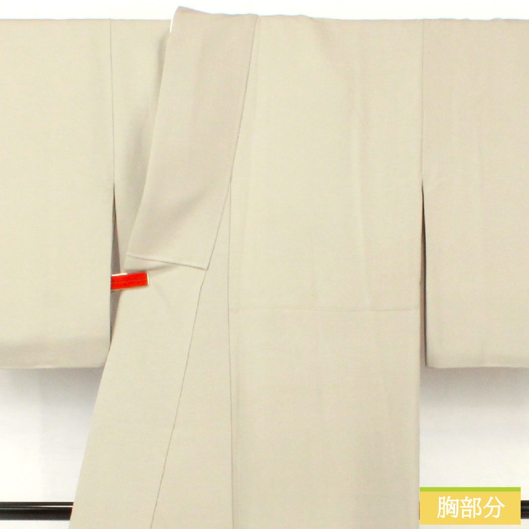 色留袖 正絹 身丈161cm 裄丈63cm 袷 薄鼠色（うすねずいろ） 京友禅 波 帆掛け船 一つ紋 五三桐 クイーンパール加工 Aランク グレー系 1111001433422