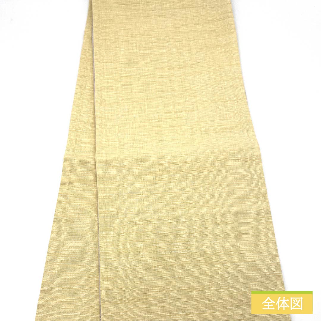 名古屋帯 霞色（かすみいろ） 染め帯 菖蒲 京袋帯 帯丈356cm 木綿 Aランク ポイント柄 カジュアル 紫系 1124006623320 開き仕立て