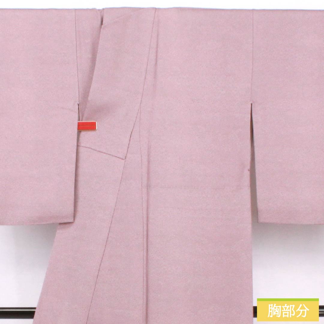 Komon, pure silk, length 155cm, sleeve length 64cm, lined, half-colored (hashitairo), Edo komon, shark komon, B rank, purple, 1115005074320