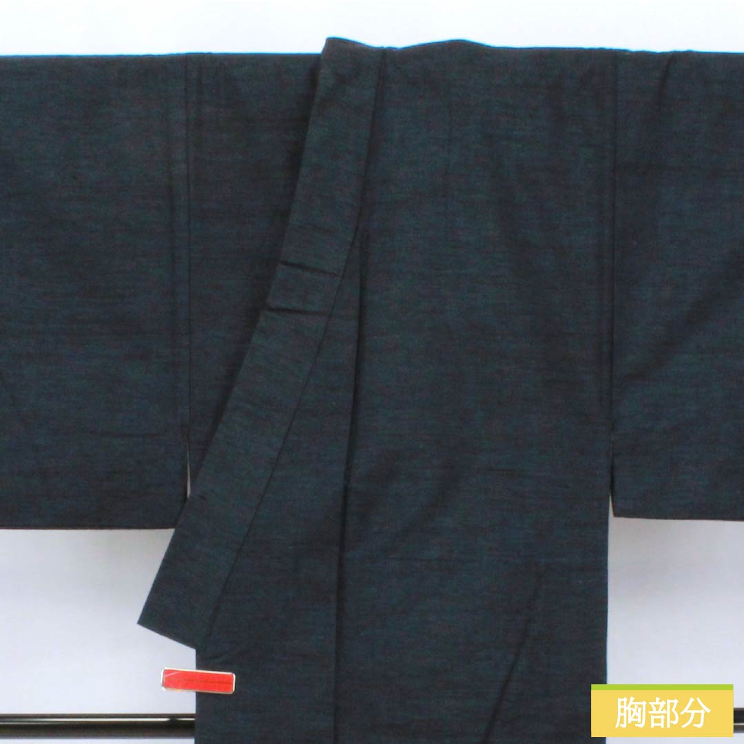 付下げ 身丈158cm 裄丈64cm M 袷 紬地 漢方草木染 格子柄 黄土色 正絹 美品 名品 中古 一つ紋 ファッション 付下げ 身丈156.5cm 裄丈64cm M 袷 紬地