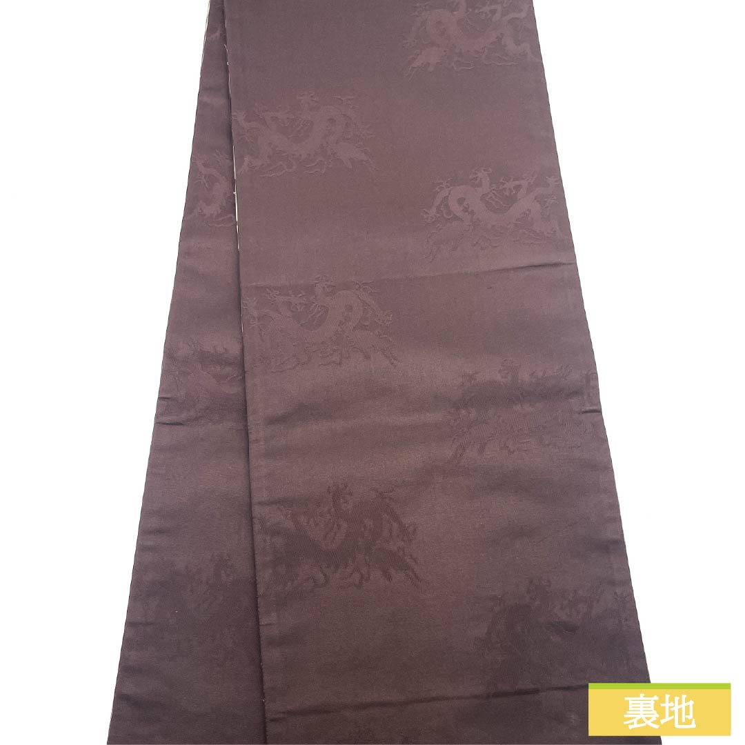 袋帯 正絹 Sランク 胡粉色（ごふんいろ） 作家物 西陣織 花模様 帯丈444cm 六通 セミフォーマル 白系 1123015062311