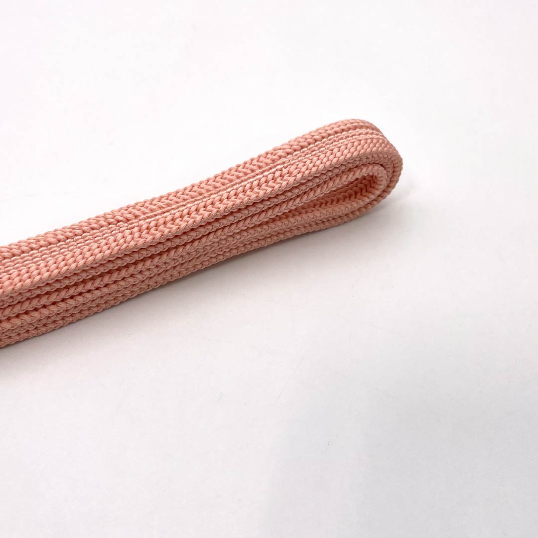 （新古品） 帯締め・帯揚げセット 正絹 NEWランク 東雲色（しののめいろ） 絞り 長さ約161cm 幅約1.5cm カジュアル ピンク系 1141000291313