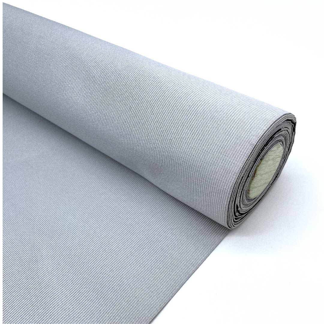 (Unmade) Nagoya Obi, Mercury Color, Kitade Yosaburo, Mountain Stream Pattern, Obi Length 360cm, Pure Silk, NEW Rank, Point Pattern, Semi-Formal, Gray, 1124004711322