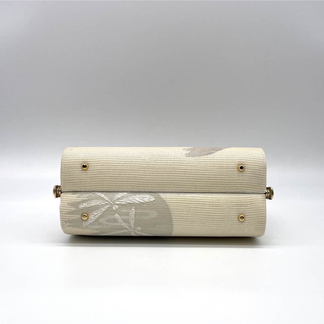 （新古品）草履バッグセット セミフォーマル NEWランク トンボ 絽 Lサイズ クリーム系 1133000331415