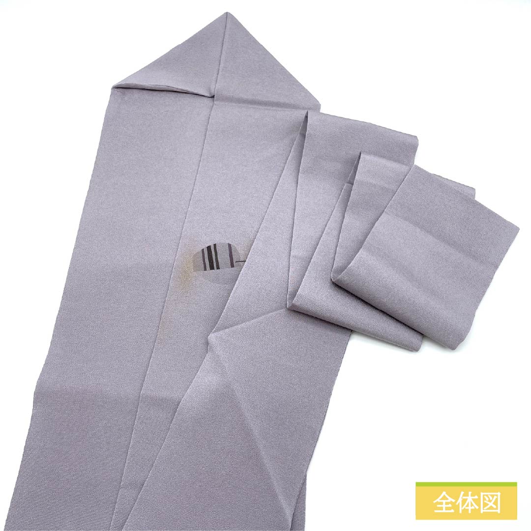 Nagoya obi, light purple, crepe fabric, dyed obi, fruit, obi length 372cm, pure silk, A rank, point pattern, casual, purple, 1124007473320, Nagoya style