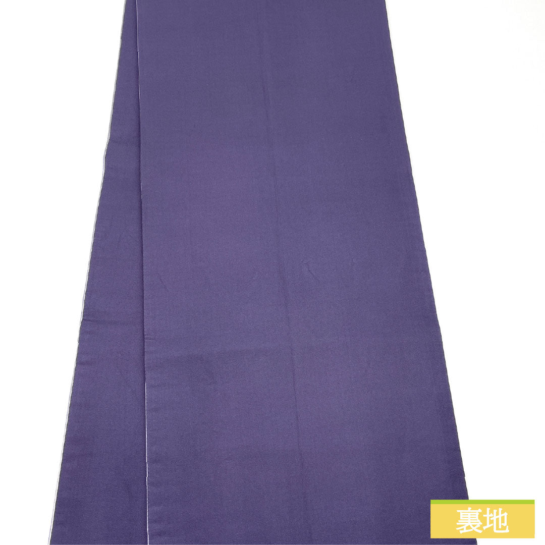 Fukuro Obi Silk A Rank Dyed Obi Umbrella Petals Silver Thread Obi Length 448cm Partial Pattern Semi-formal Gradation Color 1123017383399