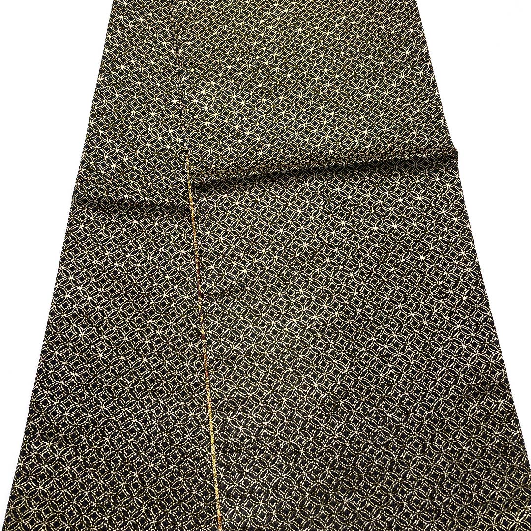 袋帯 御寮織 花唐草 紋屋井関 帯丈448cm 正絹 Sランク 六通 セミフォーマル 金系 1123006772321