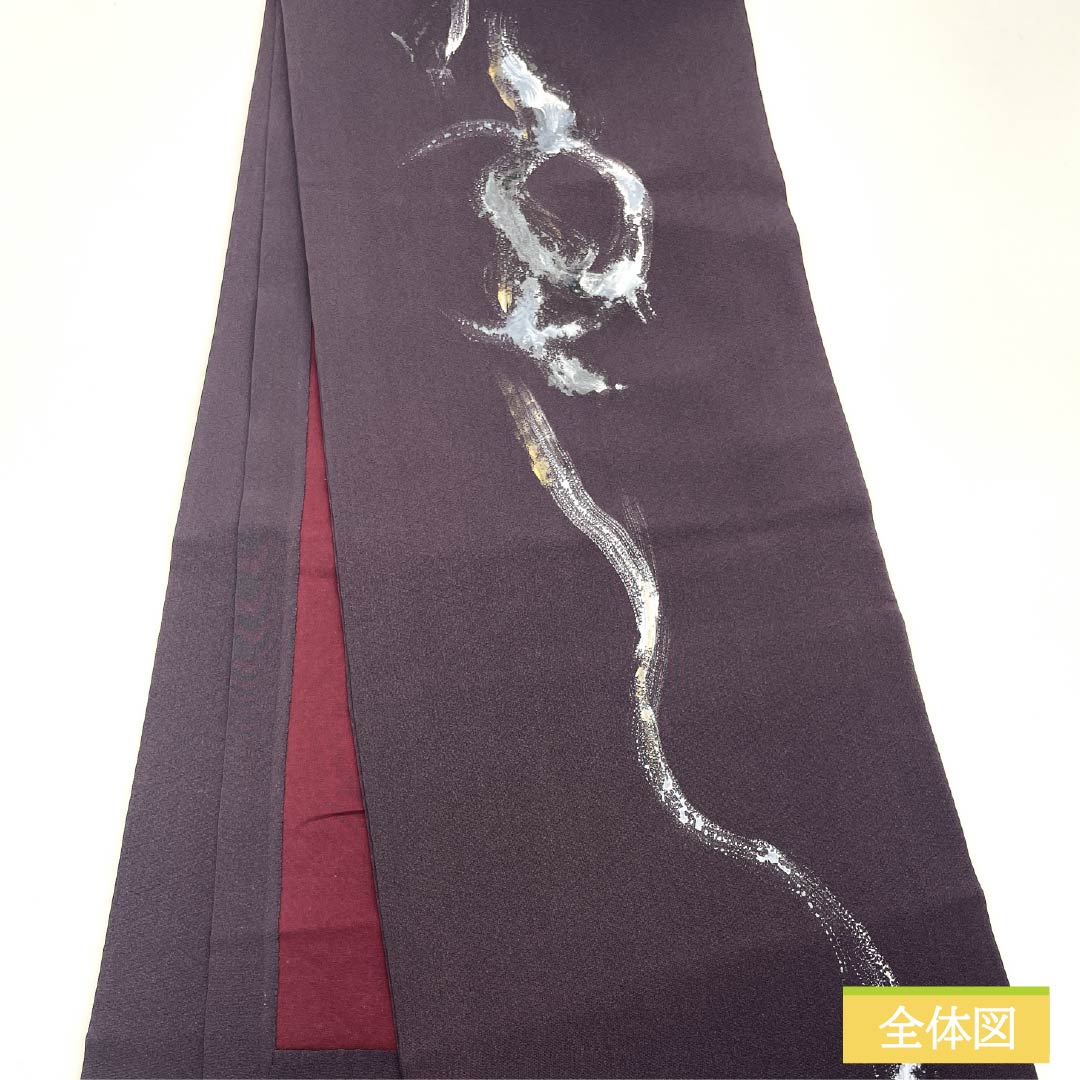 小紋 フルセット 正絹｜雪兎の絞り模様×深紫名古屋帯 着物セット 総絞り 小紋・八寸名古屋帯・帯締め 3点 セット 菱