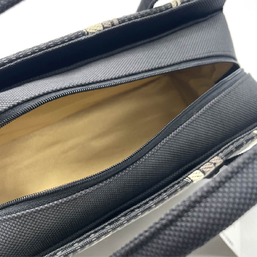 (Like New) Casual Japanese Bag, New Rank, Nishijin-ori Rikyu Bag, Black, 113900091110