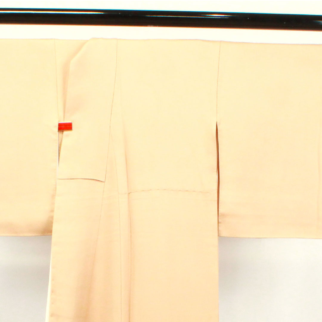 色留袖 身丈164.5cm 裄丈67cm 正絹 秀品 【中古】 リサイクル着物】色留袖 身丈164.5cm 裄丈67cm～ 袷 胡桃色 京友禅