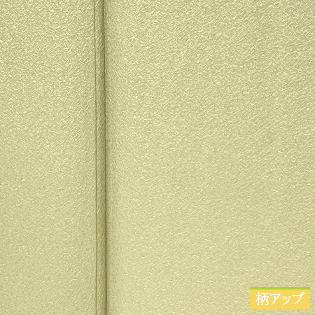 色無地 正絹 Aランク 身丈162cm 裄丈64.5cm 硫黄色（いおういろ） 綸子 作家物 袷 緑系 1114002813419