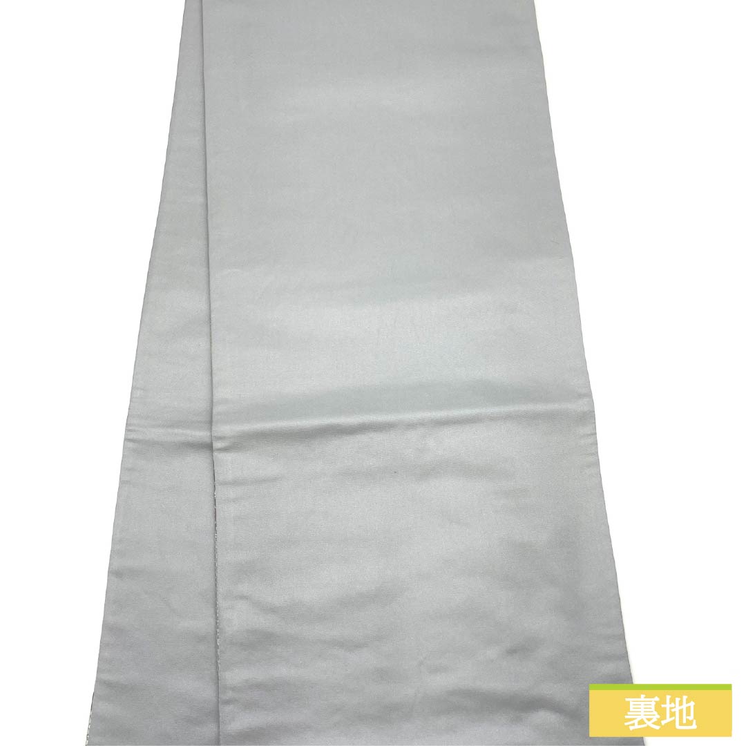 袋帯 正絹 切りばめ風 麻の葉 七宝 鹿の子模様 帯丈430cm Sランク 六通 セミフォーマル グラデーション系 1123014992399