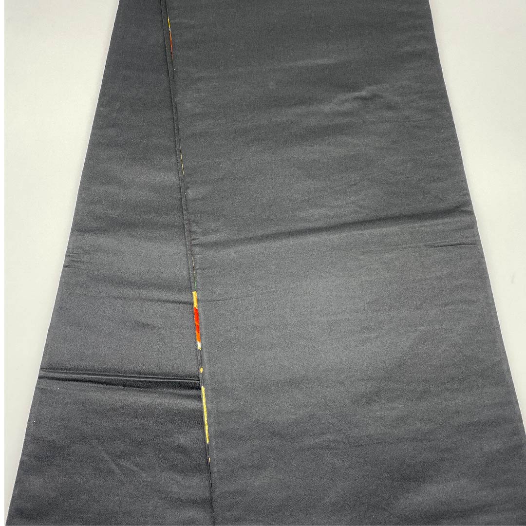 袋帯 金色 花菱模様 振袖用 帯丈422cm 正絹 Sランク 六通 フォーマル 金系 1123007072321