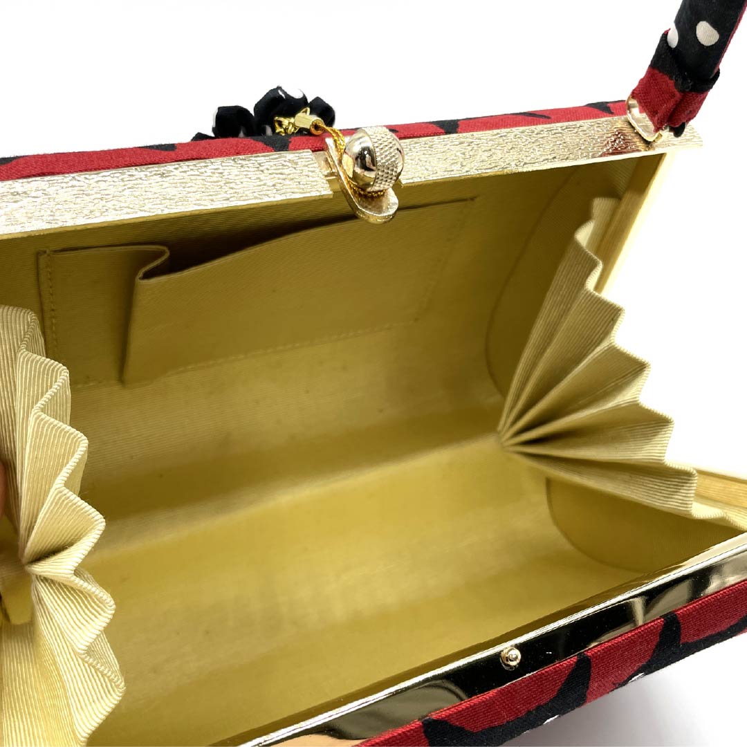 Japanese style bag, casual, black cat, cat, animal, red, NEW rank, 113900061112