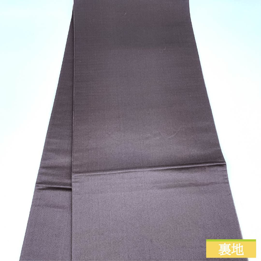 袋帯 正絹 引箔 抽象模様 帯丈436cm Sランク 六通 カジュアル グラデーション系 1123012542399