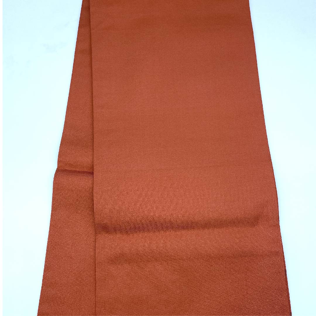 Fukuro Obi (Benitoiro) Geometric Pattern Obi Length 443cm Pure Silk S Rank Six-way Casual Red 1123008392312