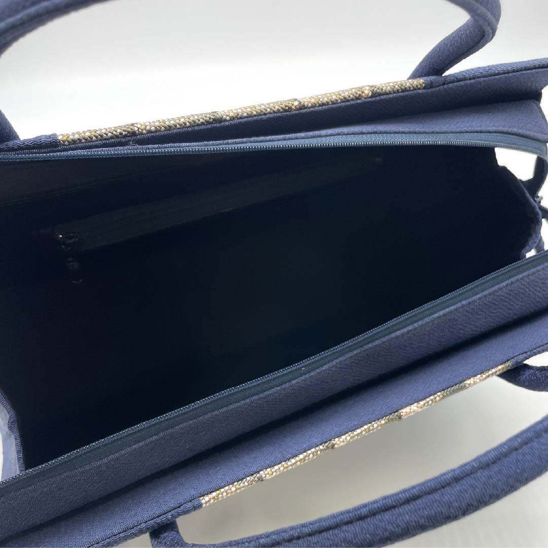 (Like New) Casual Japanese Style Bag, Goshima Himo, Navy Blue, 113900086118