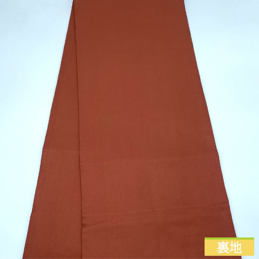 袋帯 正絹 華紋 鳥 帯丈426cm Sランク 全通 カジュアル グラデーション系 1123013232399