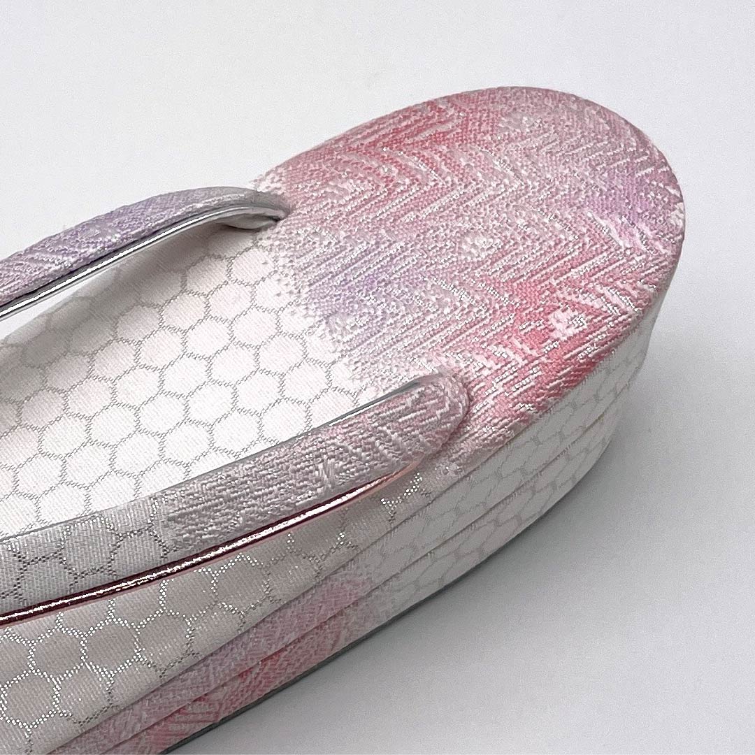 Formal sandals, obi fabric, B-rank, tortoiseshell pattern, length 23cm, size M, silver, product number 1122001314322