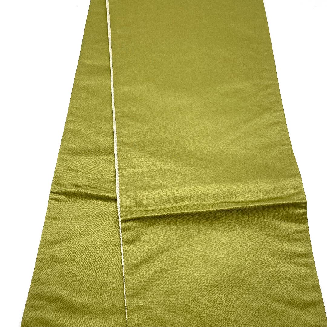 袋帯 卯の花色（うのはないろ） 人間国宝 中村勇二郎 伊勢型 切嵌 帯丈450cm 正絹 Aランク 六通 セミフォーマル クリーム系 1123006903315