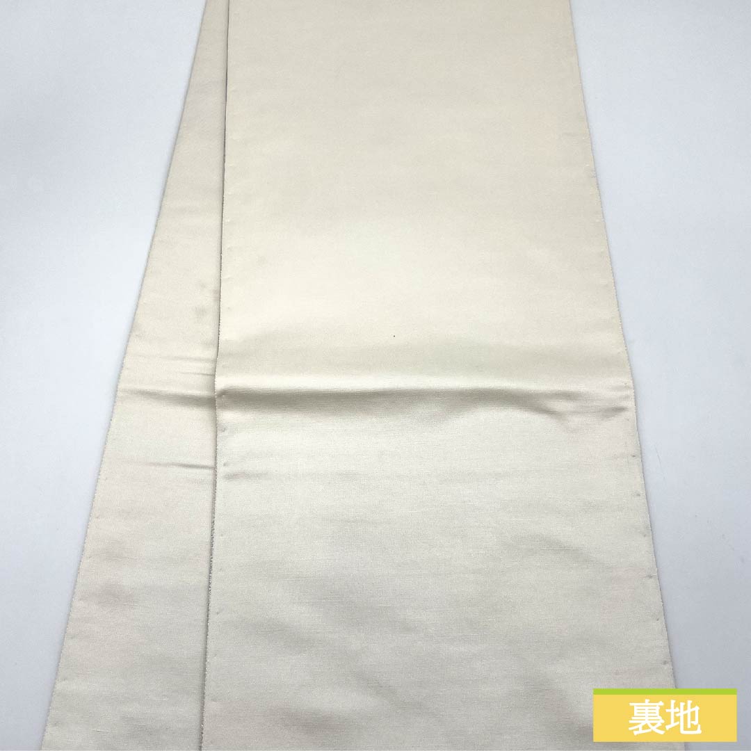 袋帯 正絹 留袖用 秀鳳錦 本金箔 鳳凰 帯丈426cm Aランク 六通 フォーマル 銀系 1123013773322