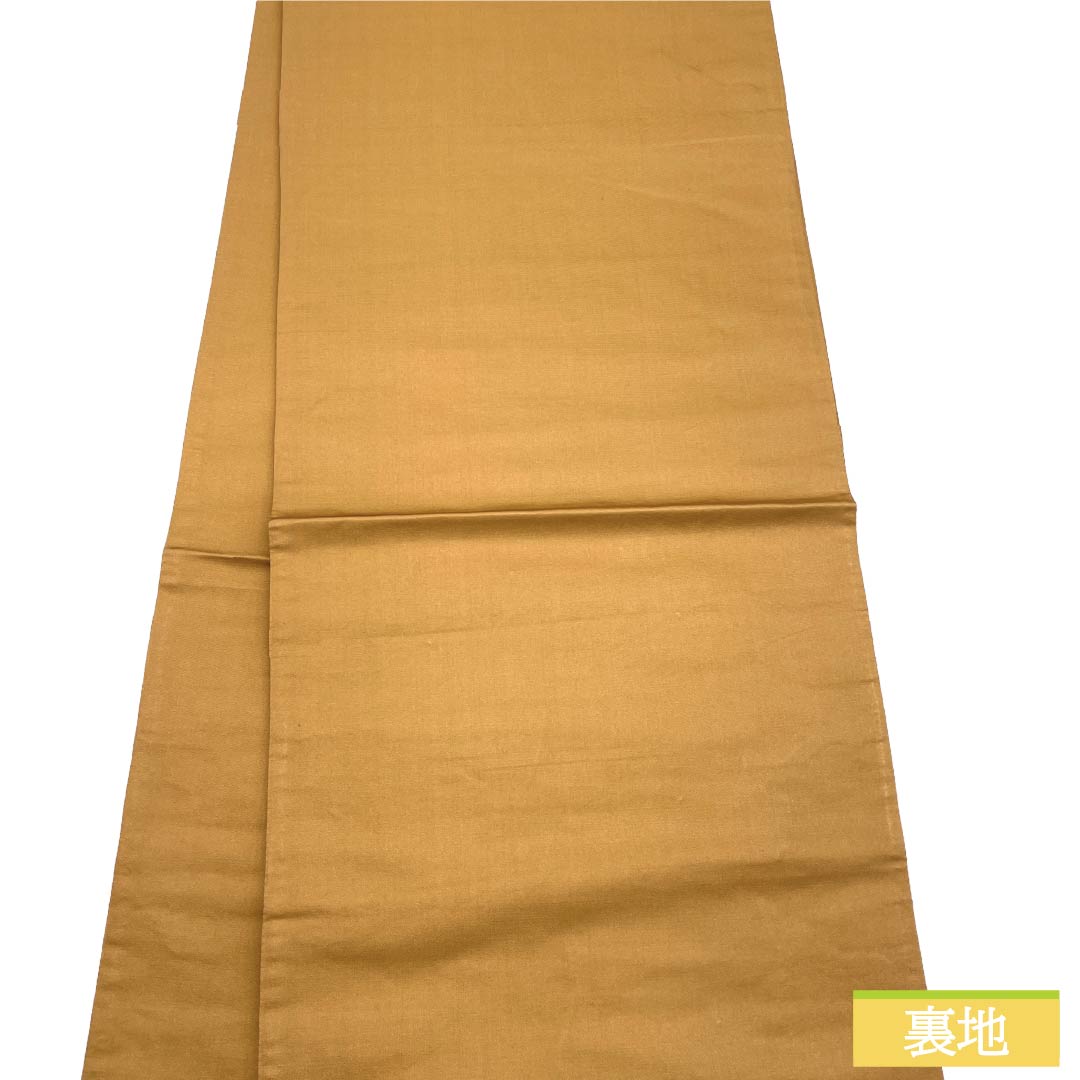 袋帯 正絹 Sランク 丁子色（ちょうじいろ） 唐織 蝶 草花 帯丈420cm 六通 フォーマル 茶系 1123017882314