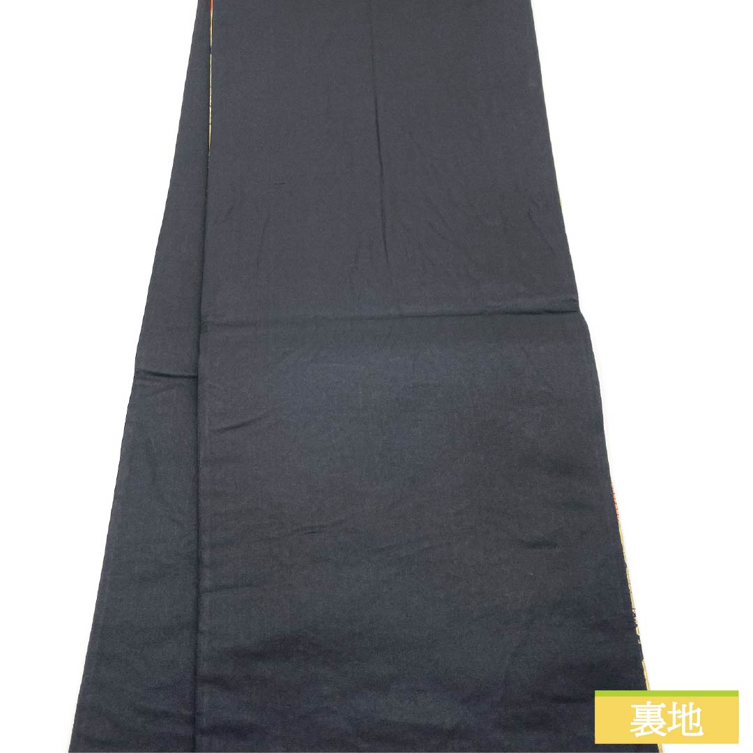 袋帯 正絹 振袖用 粋翔華匠錦 ねじり梅 宝尽くし 帯丈420cm Sランク 六通 フォーマル 金系 1123013792321