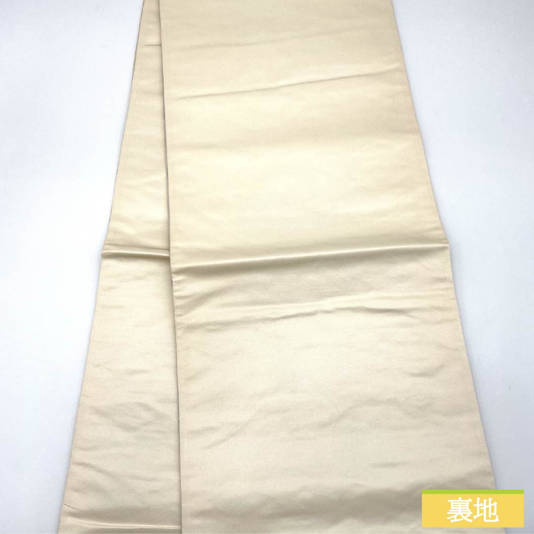 袋帯 正絹 Sランク 胡粉色（ごふんいろ） 唐織 留袖用 振袖用 古典柄 帯丈432cm 六通 フォーマル 白系 1123015642311