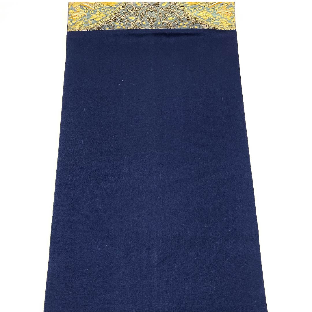 袋帯 金色 純金箔 手越本袋 宝相華 帯丈420cm 正絹 Aランク 六通 フォーマル 金系 1123003113321