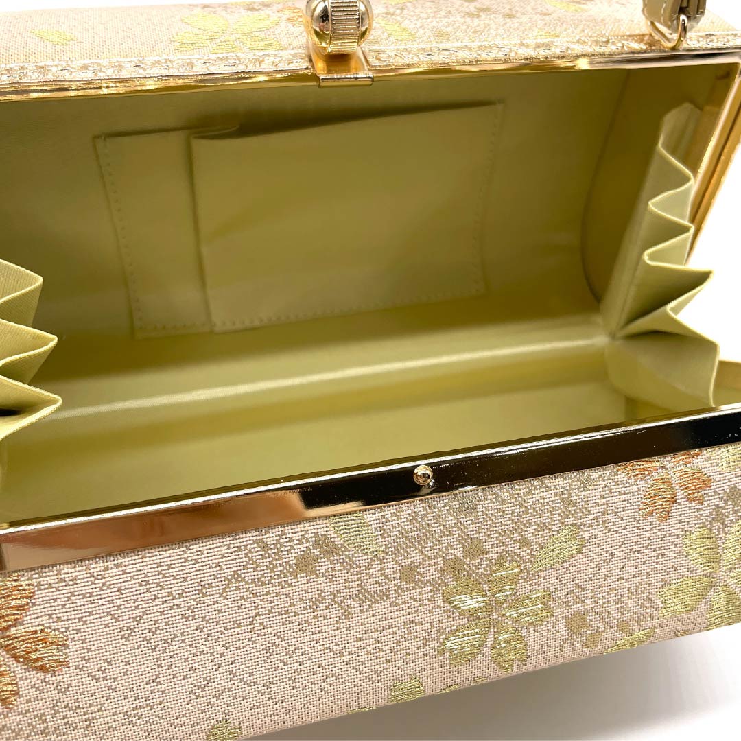 和装バック フォーマル 乙女色（おとめいろ） 振袖用 桜 古典柄 ピンク系 Aランク 113900037313