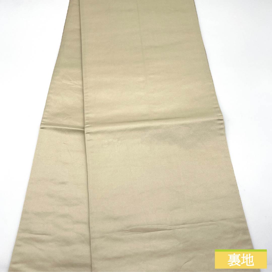 袋帯 正絹 御所車 留袖用 菊 松 牡丹 帯丈426cm Aランク 六通 フォーマル 金系 1123014673321