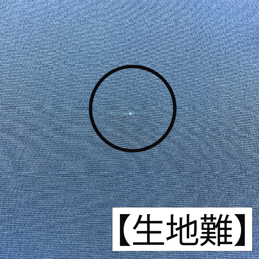 帯揚げ 正絹 Aランク セミフォーマル 納戸色（なんどいろ） 草花 長さ約173cm 幅約30cm 青系 1136002493917