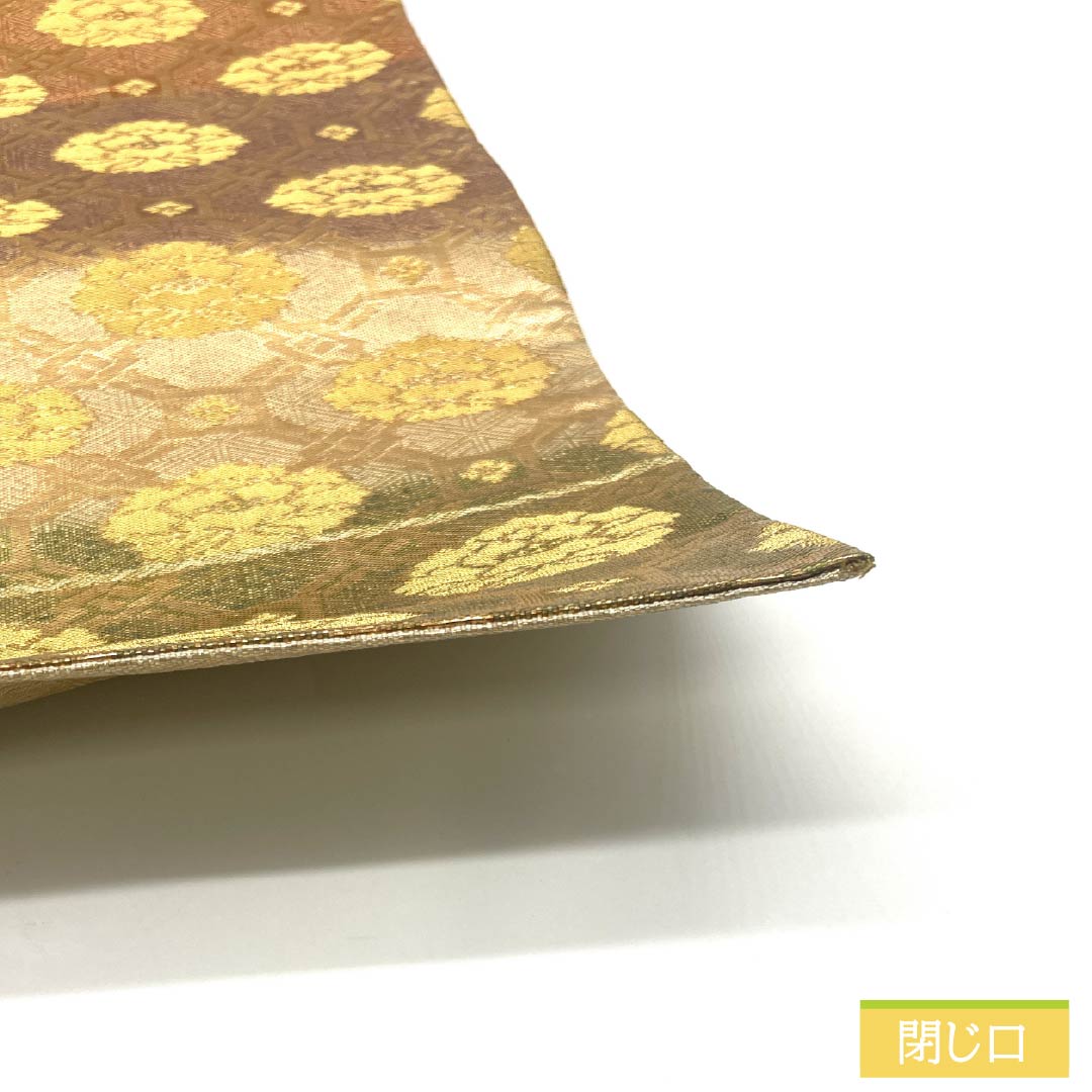 Formal, A-Rank Pure Silk Obi with Auspicious Designs, Saga Nishiki Pattern, 438cm Long, Full Length, Gradient Pattern, for Tomesode (Tomesode), Product Number: 1123015273399