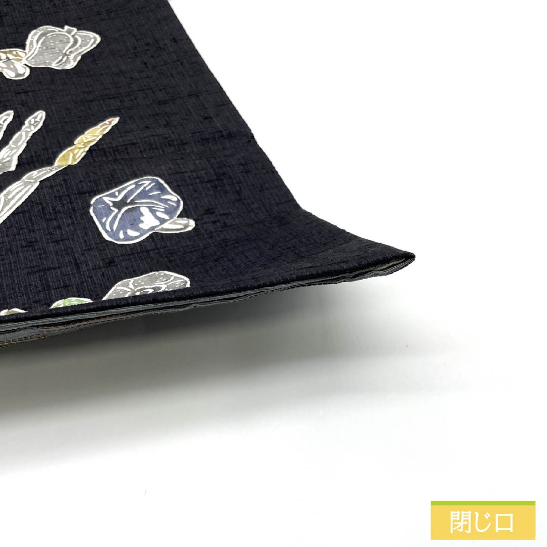 専用帯2640 ●高級 正絹 紅型 両面全通 リバーシブル 4WAY 袋帯 リサイクル着物】袋帯 正絹 Sランク 野菜 市松 リバーシブル 京