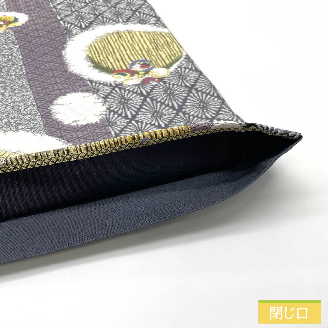 袋帯 正絹 Sランク 銀愁綾錦 留袖用 梅鉢 帯丈454cm 六通 フォーマル 銀系 1123015962422