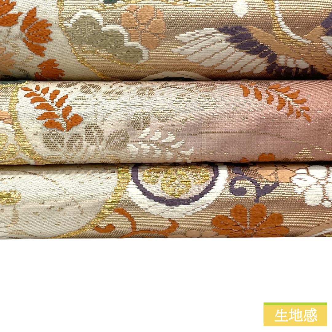 袋帯 正絹 Aランク 唐織 留袖用 慶長柄 古典柄  帯丈430cm 六通 フォーマル グラデーション系 1123018573399