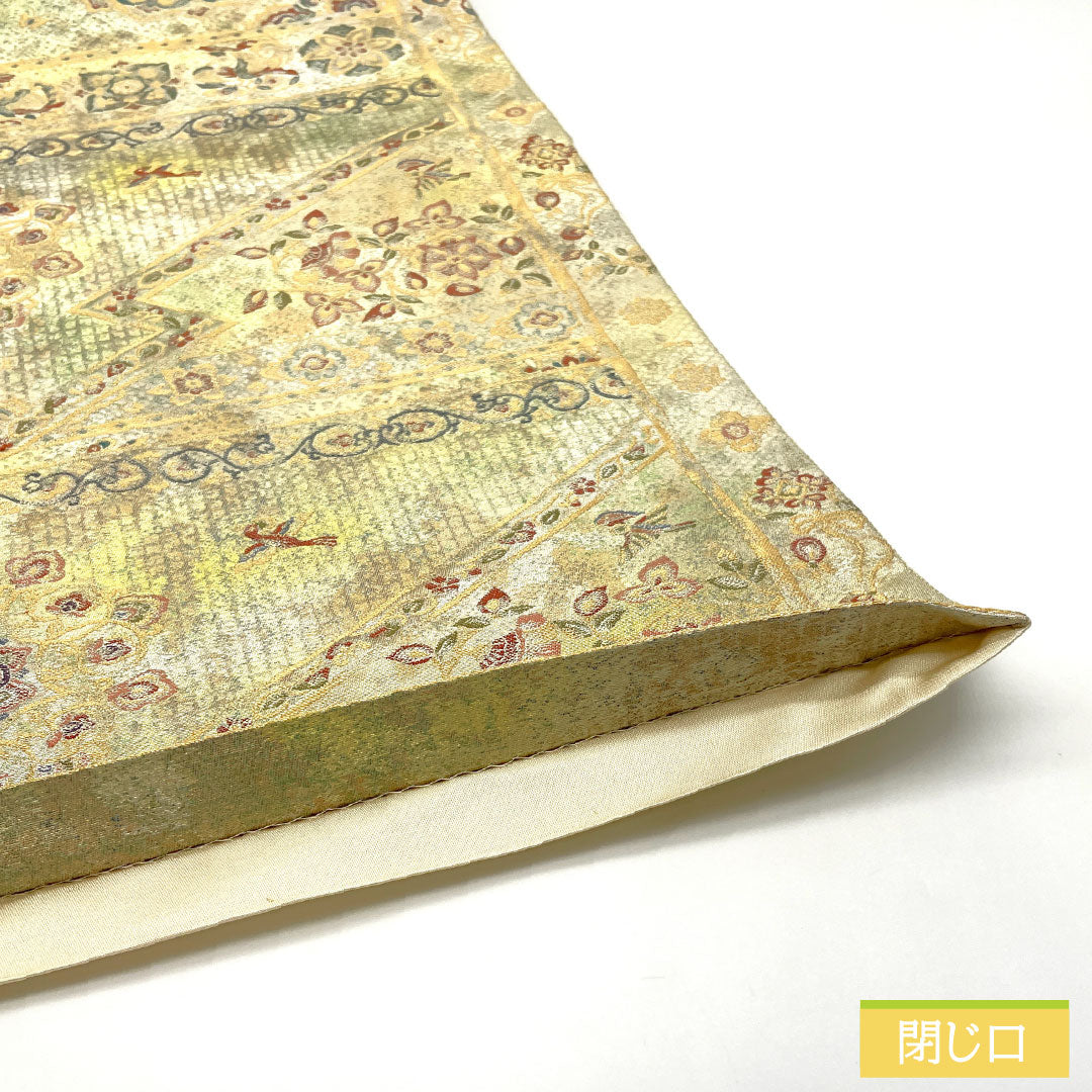 袋帯 正絹 Aランク 西陣織 引箔 正倉院文様 帯丈426cm 六通 フォーマル グラデーション系 1123016043399