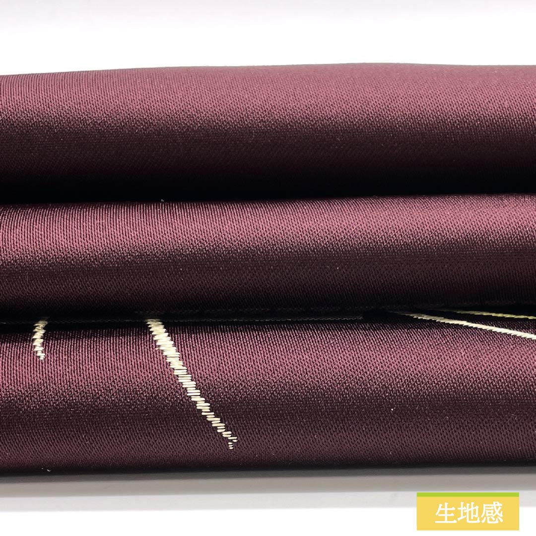 名古屋帯 木蘭色（もくらんいろ） 花模様 市松 鱗 帯丈359cm 正絹 Aランク ポイント柄 セミフォーマル 紫系 1124008363320 名古屋仕立て