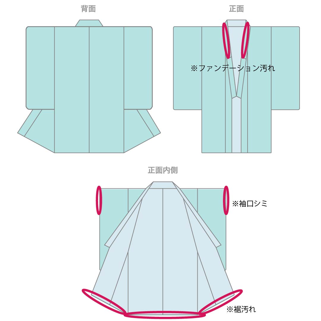 小紋 ポリエステル Aランク 身丈160cm 裄丈62cm 単衣 空色鼠色（そらいろねずいろ） 藍錆色（あいさびいろ） 洗える着物 タタキ染 桜 グレー系 1115008153422