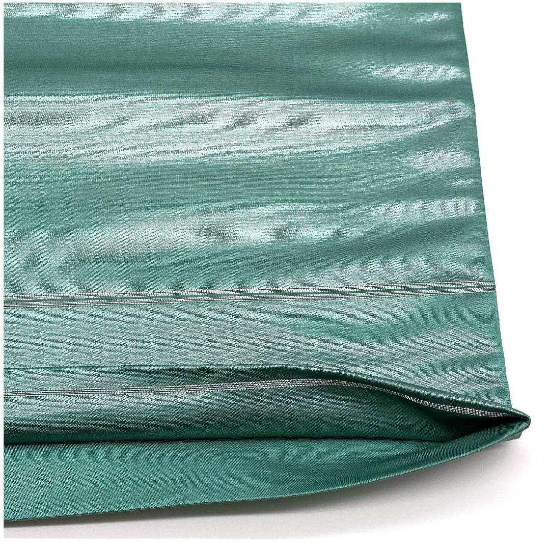 袋帯 千種色（ちぐさいろ） 銀通し 辻ヶ花 帯丈428cm 正絹 Sランク ポイント柄 セミフォーマル 緑系 1123008822319