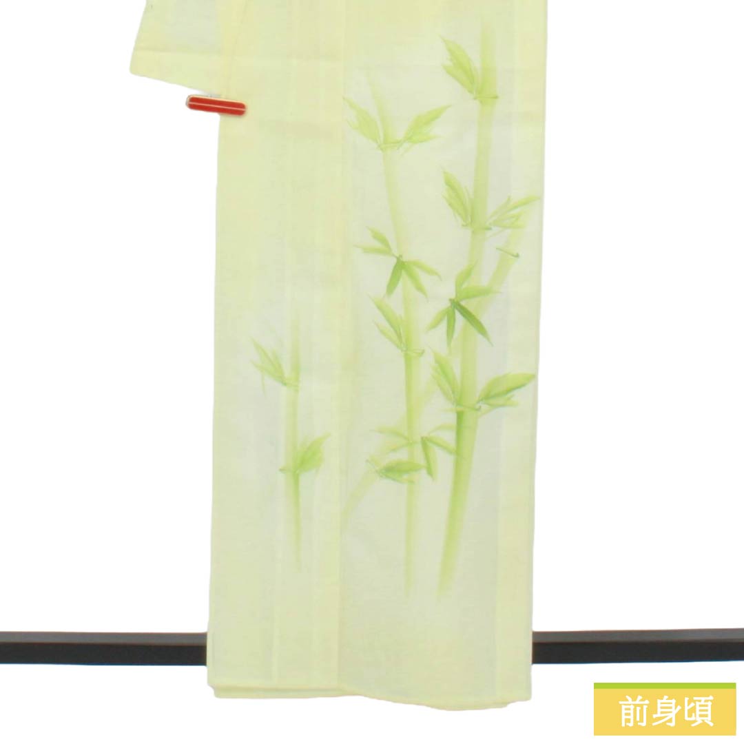 リサイクル着物】夏物 ポリエステル 訪問着 Aランク 身丈160.5cm 裄丈