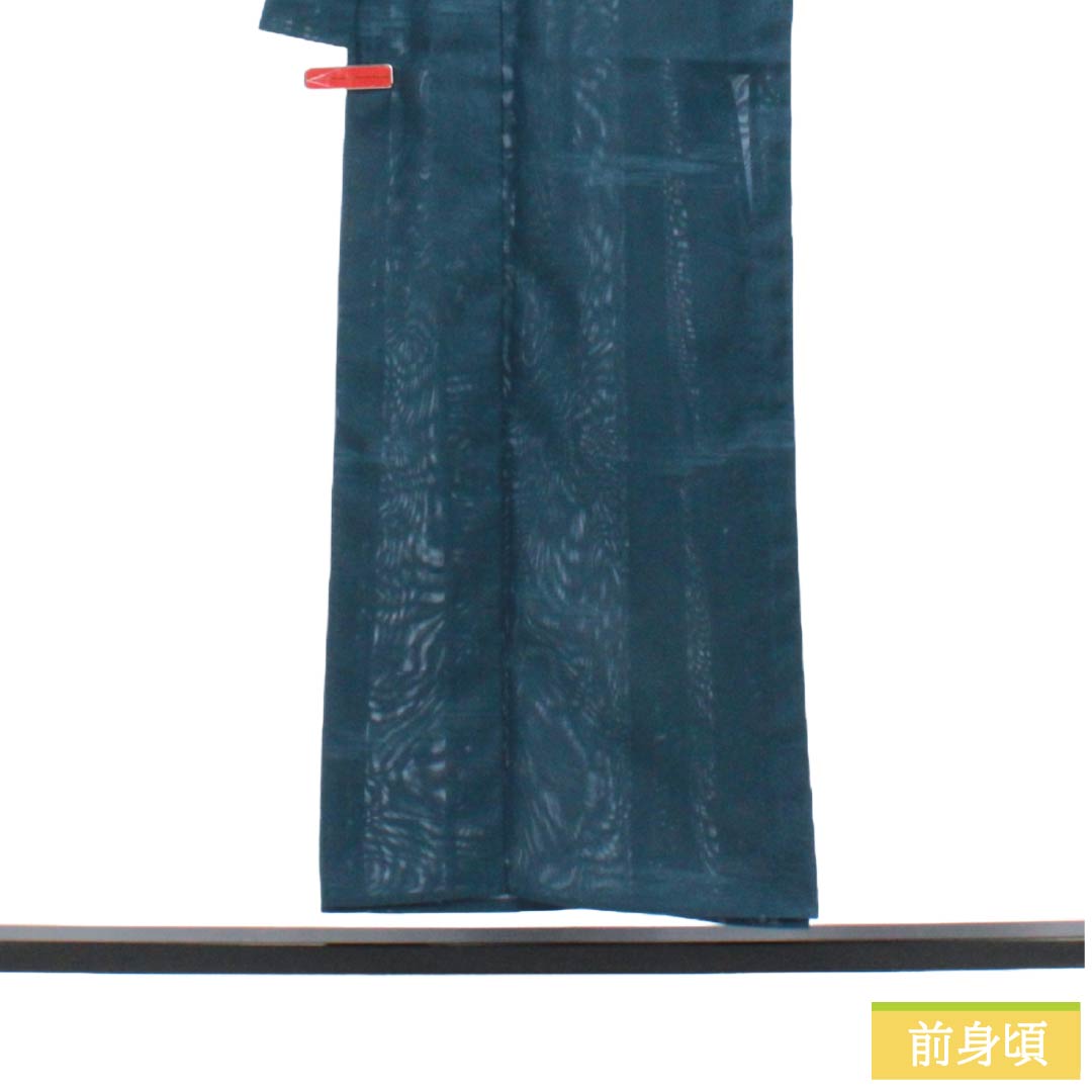 リサイクル着物】夏物 正絹 色無地 Sランク 身丈152.5cm 裄丈62.5cm 裏