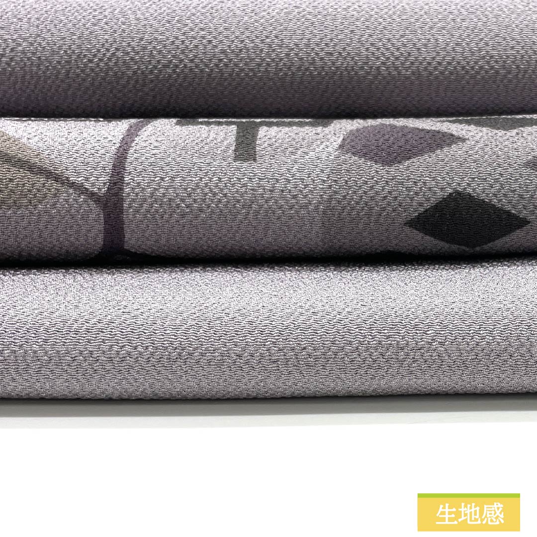 Nagoya obi, light purple, crepe fabric, dyed obi, fruit, obi length 372cm, pure silk, A rank, point pattern, casual, purple, 1124007473320, Nagoya style