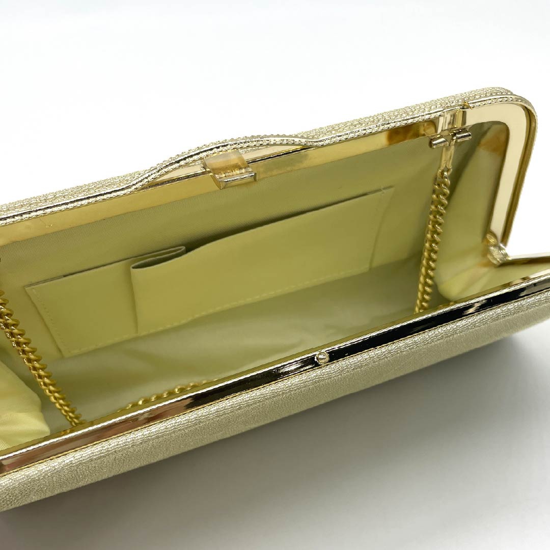 (Like New) Formal Zori and Bag Set, 2-Way, Medium, Gold, Rank B, 1133000274321