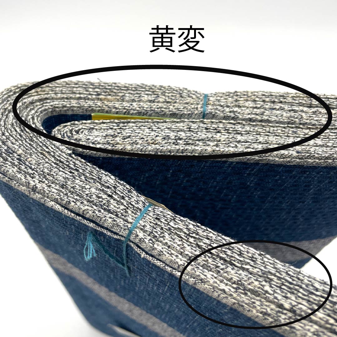 Yukata cloth, cotton, Awa Shijira, Important Intangible Cultural Property, genuine indigo dye, urairo (back color), S rank, navy blue, 1130000752918