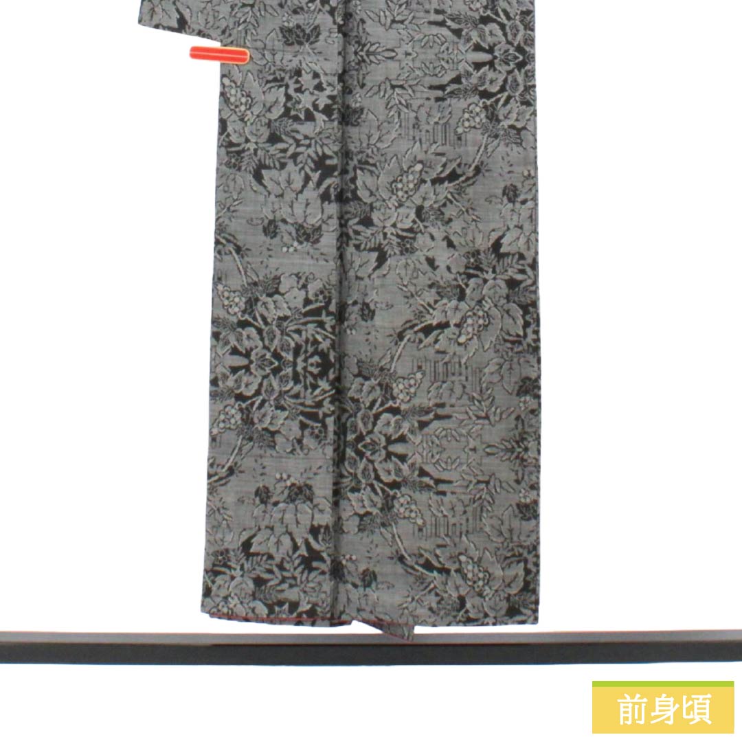 リサイクル着物】紬 正絹 Sランク 身丈150cm 裄丈63cm 大島紬 9マルキ