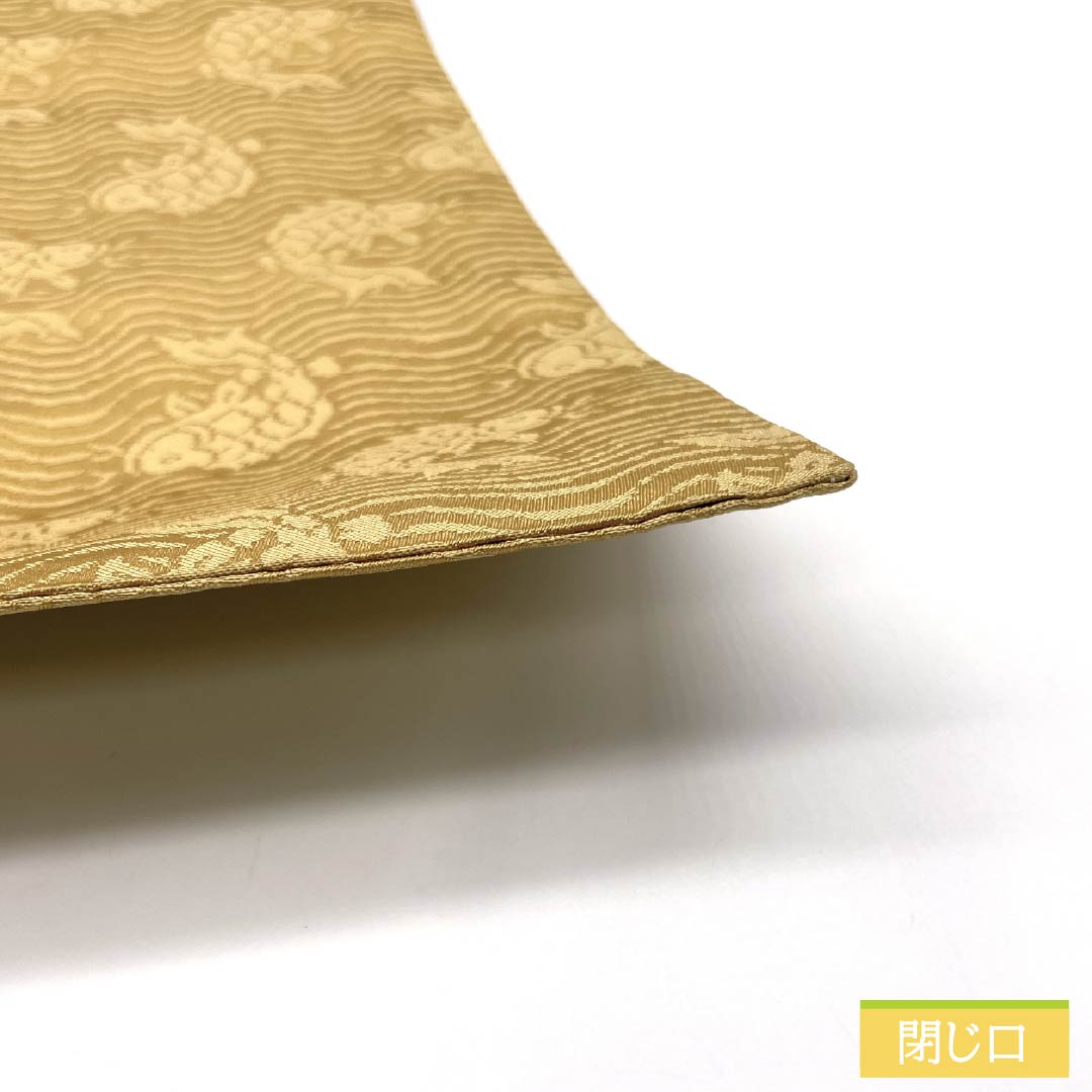 袋帯 正絹 麦藁色（むぎわらいろ） 切りばめ 花兎 荒磯 七宝 帯丈426cm Sランク ポイント柄 セミフォーマル ベージュ系 1123014922325袋帯 正絹 麦藁色（むぎわらいろ） 切りばめ 花兎 荒磯 七宝 帯丈426cm Sランク ポイント柄 セミフォーマル ベージュ系 1123014922325